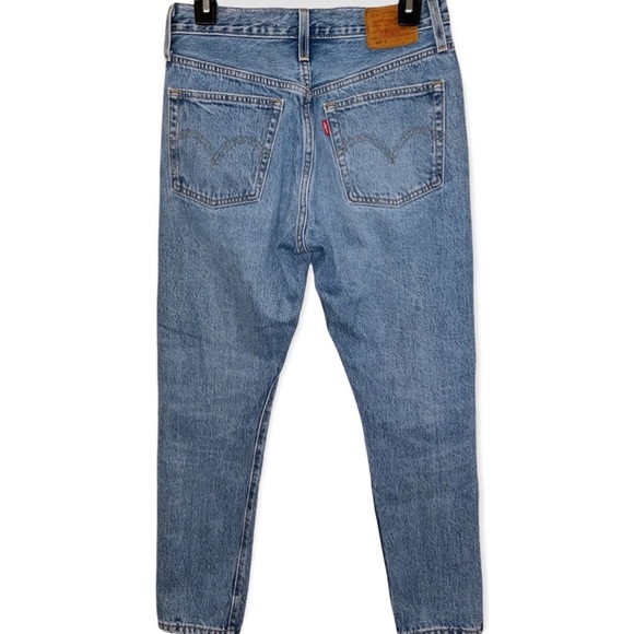 LEVI’S 501 Skinny Distressed Jeans Size 26 - Picture 1 of 13